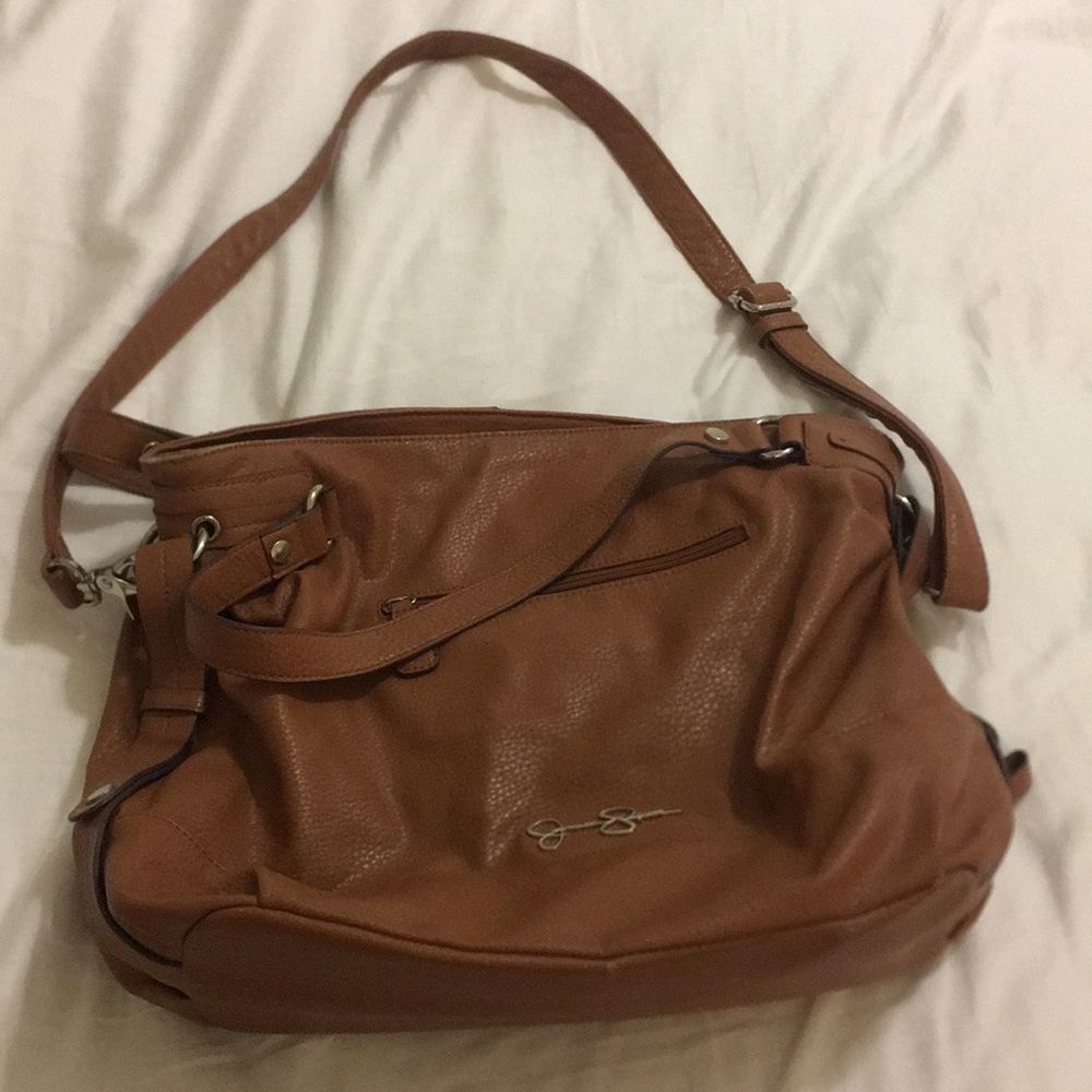 Jessica simpson brown shoulder, crossbody bag